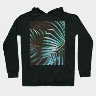 Palm leaf print Hoodie